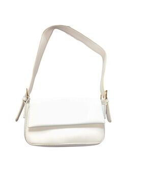 Simons Minimalist Cream Shoulder Bag